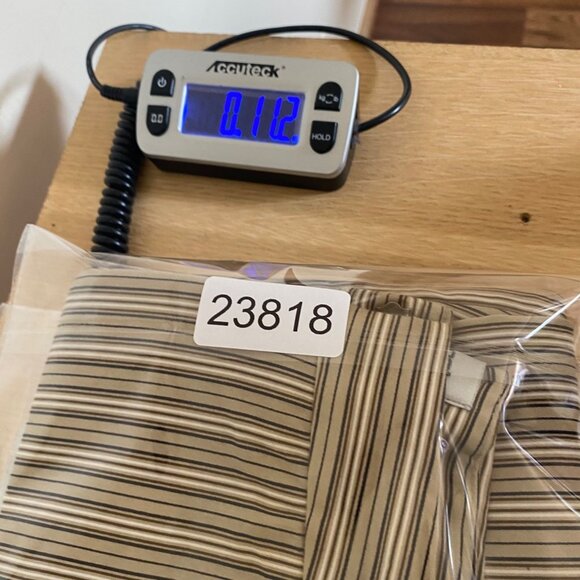 Chicos Pants Womens 0.5 US 6 Brown Striped Stretch Wide Leg Stretch Capri Casual - Picture 12 of 12